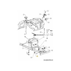 SEDILE DI COMMUTAZIONE NC/NO 725-14006 ORIGINALE MTD