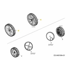 WHL ASM:11X2:BB:Z:BLK 634-04601 ORIGINAL MTD | Newgardenstore.eu