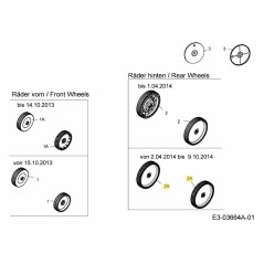 WHL COMP 11" IDLE PREM BB 634-05023 ORIGINALE MTD | Newgardenstore.eu
