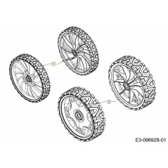 WHL ASM:11X2:BB:Z:BLK 634-06704 ORIGINAL MTD | Newgardenstore.eu