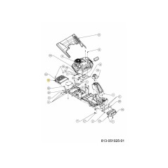 COPERCHIO DRIVE HYDRO 731-20091 ORIGINALE MTD