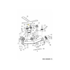 SUPPORT DE COURROIE 783-12068 ORIGINAL MTD
