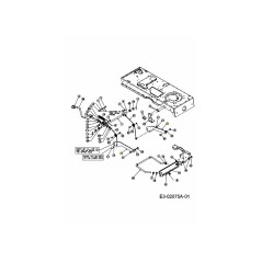 Hubarm - Deck 783-1328A637 Original MTD