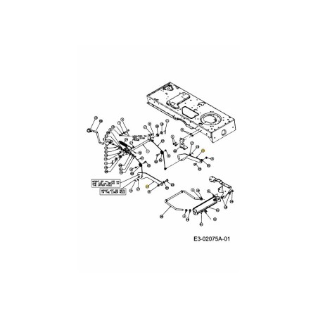 BRAS DE LEVAGE - PLATEAU 783-1328A637 ORIGINAL MTD | Newgardenstore.eu