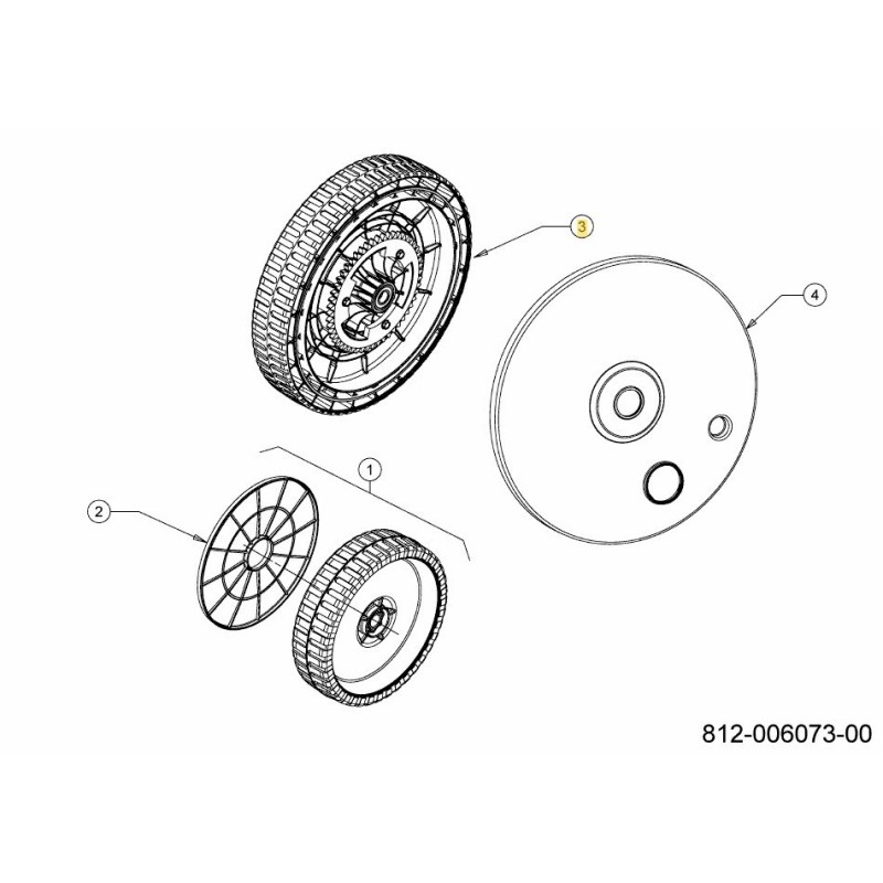 WHL ASM:11":DR:BB 634-05910 ORIGINAL MTD