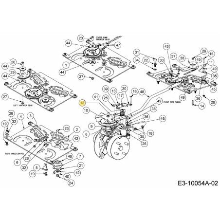 BRACCIO GUIDA SX 703-10137-CY ORIGINALE MTD | Newgardenstore.eu