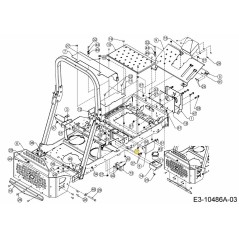 SUPPORTO PORTA BICCHIERI 703-10881-CY ORIGINALE MTD | Newgardenstore.eu