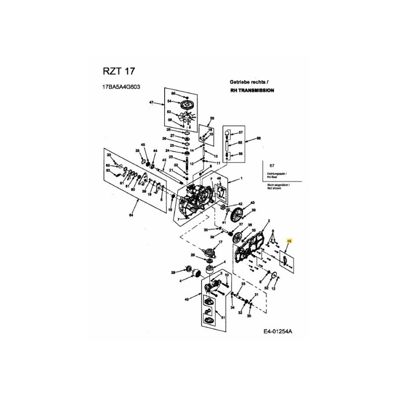 BRACCIO DEL FRENO HG-70865 ORIGINALE MTD