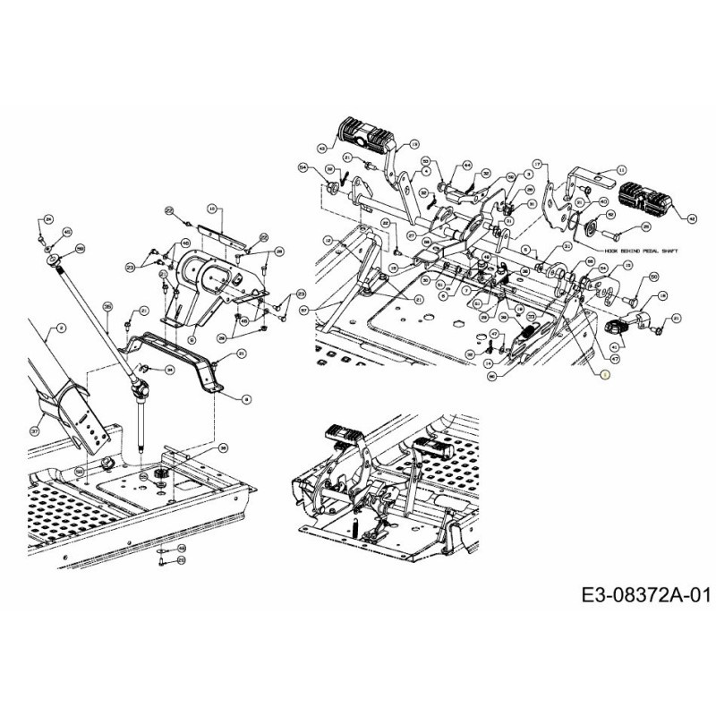 SUPPORT DE ROULEMENT 603-04931A-S ORIGINAL MTD