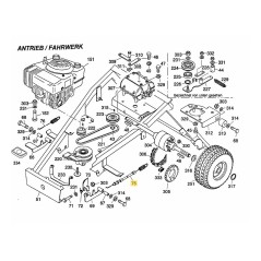 CONJUNTO DE CABLES, ENGANCHE DE CUCHILLA 6150445 ORIGINAL MTD | Newgardenstore.eu