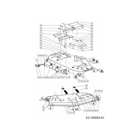 BLOCCO DELLA STAFFA 680-00453-CY ORIGINALE MTD | Newgardenstore.eu