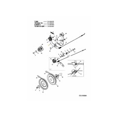 CONJUNTO DE BRAZO-REVERSO 686-0013 ORIGINAL MTD | Newgardenstore.eu
