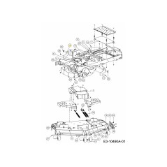 COVER CONTROL PLATE LH 703-10673-CY ORIGINAL MTD