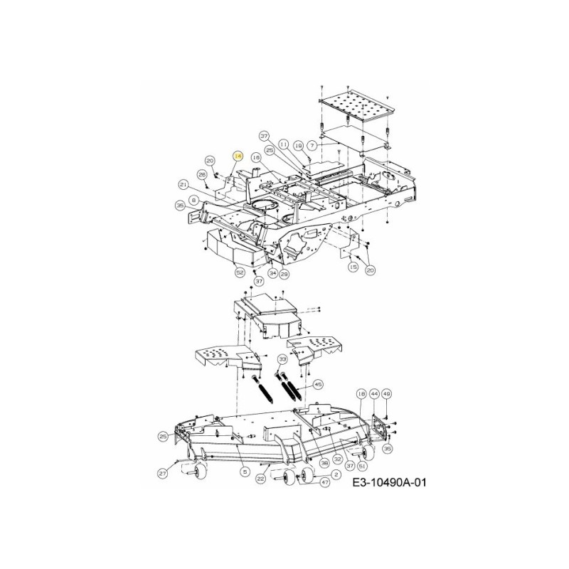 Abdeckung Steuerplatte links 703-10673-CY Original MTD