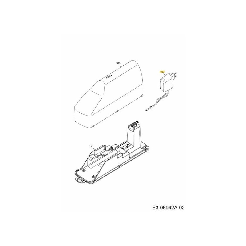 Ladegerät für Li-Ion-Akku 1600 mAh 7266077 ORIGINAL MTD