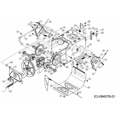 STERZO A CAVO 746-0956C ORIGINALE MTD | Newgardenstore.eu