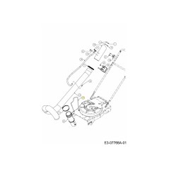 BRACKET-FRONT LIFT 747-04985 ORIGINAL MTD | Newgardenstore.eu