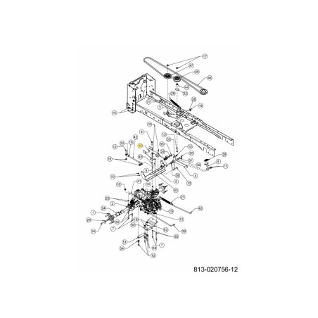 SOPORTE:RETENEDOR:CORREA:K62 783-09170A-S ORIGINAL MTD | Newgardenstore.eu
