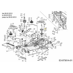 ADAPTADOR DE CUCHILLA 603-04943 ORIGINAL MTD