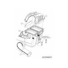 SUPPORTO-SCIVOLO SUPERIORE 731-06497 ORIGINALE MTD