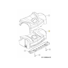 ABDECKUNG-UNTER 731-26465 ORIGINAL MTD | Newgardenstore.eu