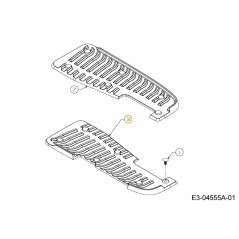 PAD PIEDE DESTRO NX-9 735-04139 ORIGINALE MTD