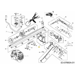 BOUCLIER AVEC LAME 092.63.032 ORIGINAL MTD | Newgardenstore.eu