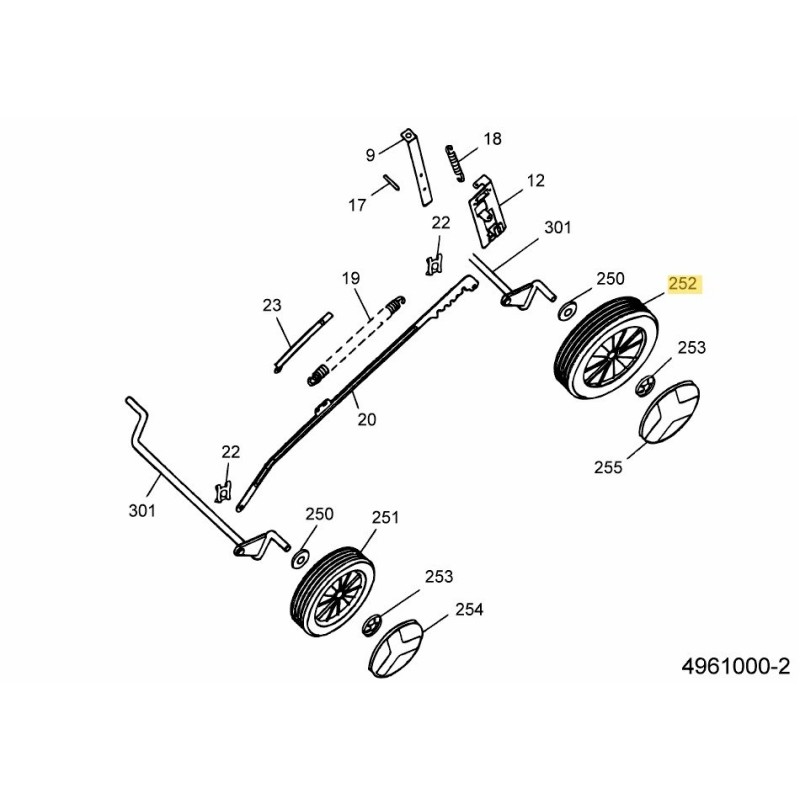 RAD, 200 MM DURCHMESSER 4961041 ORIGINAL MTD