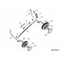 ROUE, 200 MM DE DIAMÈTRE 4961041 ORIGINAL MTD