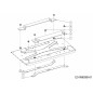 PLACA DE ASIENTO PIVOTE DELANTERO 603-05282ACY ORIGINAL MTD