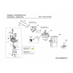 Vergaser-Reparatursatz Major 651-05139 Original MTD | Newgardenstore.eu