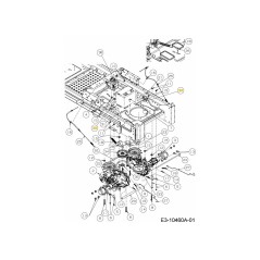 Conduite de carburant ASM 751-0588-30 d'origine MTD