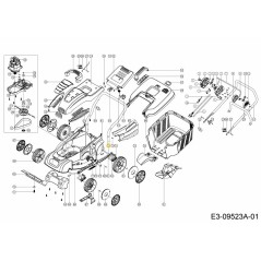 ASSALE POSTERIORE 092.64.533 ORIGINALE MTD | Newgardenstore.eu