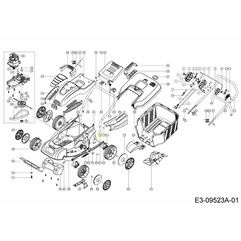 ESSIEU ARRIÈRE CPL. 092.64.533 ORIGINAL MTD ESSIEU ARRIÈRE CPL. 092.64.533 ORIGINAL MTD