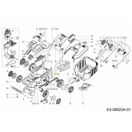ASSALE POSTERIORE 092.64.533 ORIGINALE MTD | Newgardenstore.eu