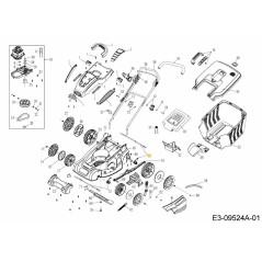 ASSALE POSTERIORE 092.64.540 ORIGINALE MTD | Newgardenstore.eu