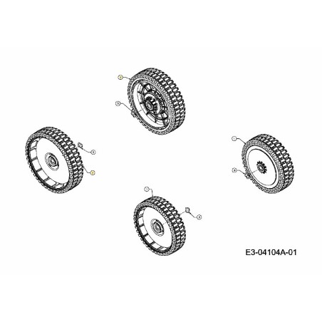WHL ASM 200mm RWD BAR BB 634-04426 ORIGINALE MTD | Newgardenstore.eu