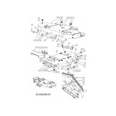 SOPORTE DE RUEDA DE EJE-BOLAS 711-05159 ORIGINAL MTD | Newgardenstore.eu