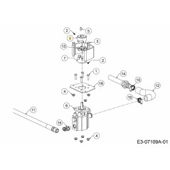 COUPLING LOGSPLITTER 718-04395 ORIGINAL MTD