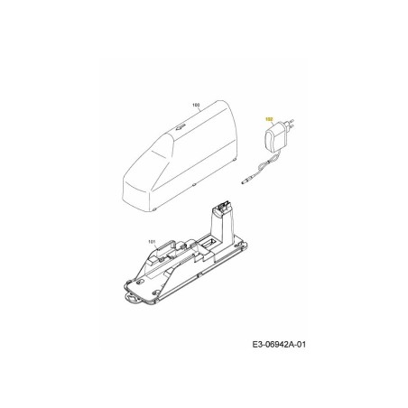 Ladegerät für Li-Ion-Akku 1600 mAh 7266078 ORIGINAL MTD | Newgardenstore.eu