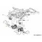 ASTA DI SUPPORTO 738-05314 ORIGINALE MTD