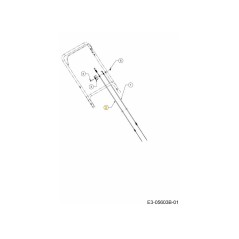 CABLE DE TRANSMISIÓN MYS 746-06192 ORIGINAL MTD | Newgardenstore.eu