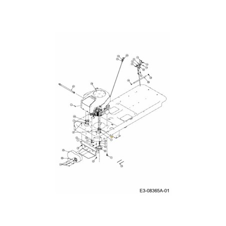 TUBE EXHAUST RH 751-10254 ORIGINAL MTD | Newgardenstore.eu