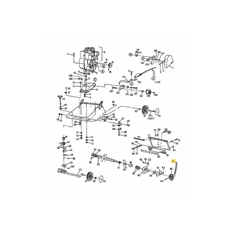 CORREA TRAPEZOIDAL 000.75.996 ORIGINAL MTD