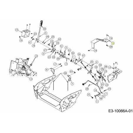 ABDECKHEBEL 703-10066-CY ORIGINAL MONTAGE | Newgardenstore.eu