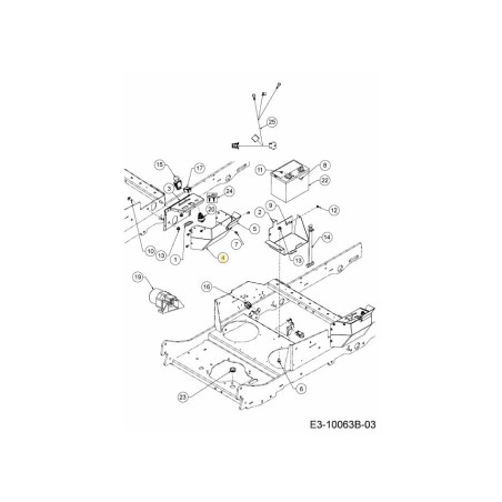 BELT COVER PLATE RH 703-10877-CY ORIGINAL MTD | Newgardenstore.eu