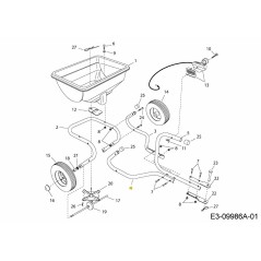 Rohrkupplung rechts AF-49088 Original MTD