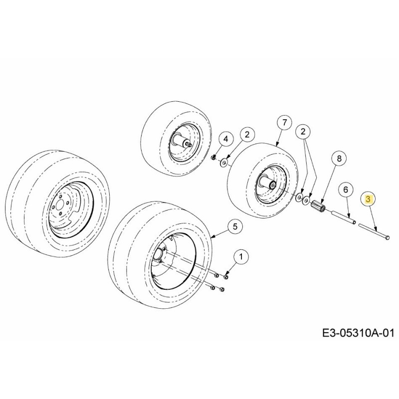 Sechskantschraube 1/2-20x9,50 01009288 Original MTD