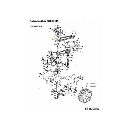 Umlenkrolle 092.48.800 ORIGINAL MTD | Newgardenstore.eu
