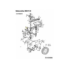 Riemenscheibe-Umlenkrolle-Flach 092.48.817 Original MTD